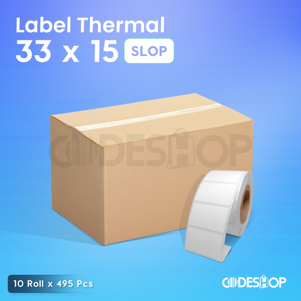 

1 Slop Isi 10 Label 33 x 15 Direct Thermal 33x15 mm 495 Pcs