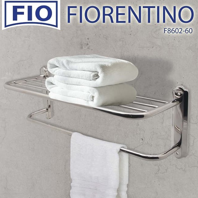 ❆Zof Rak Handuk 5 bar Stainless FIORENTINO 8602 - Gantungan Handuk 5 susun FIO Rack Towel Hanger /S1