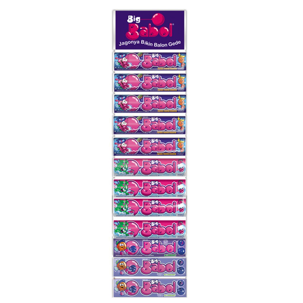 

Big Babol Permen Karet 1 Hanger X 12 Sti Aneka Buah