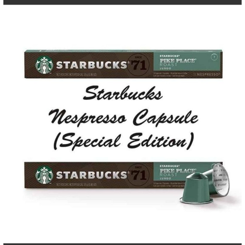 

Kopi Kapsul Nespresso Starbus Pike Place