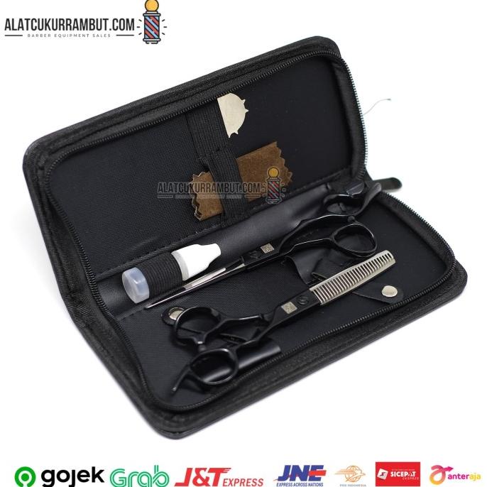 OPEN RESSELER Gunting Potong Rambut Gunting Sasak Rambut Set KORYU NIKKO GY 500