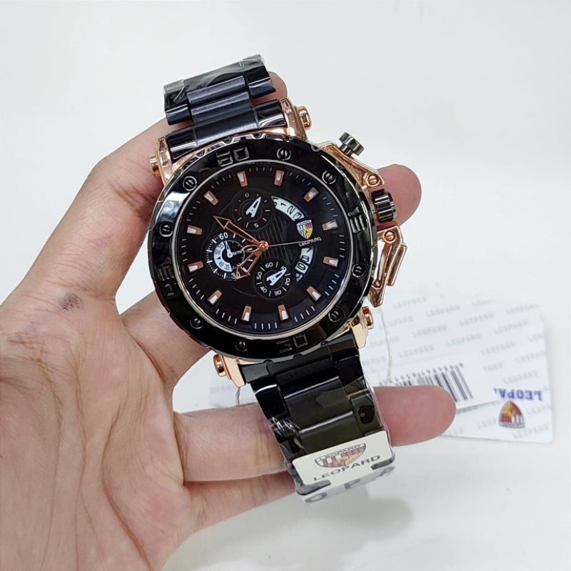 Jam tangan leopard ORI tanggal garansi