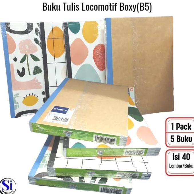 

Buku Tulis Locomotif Premium B5 40 Lembar isi 5 Pcs