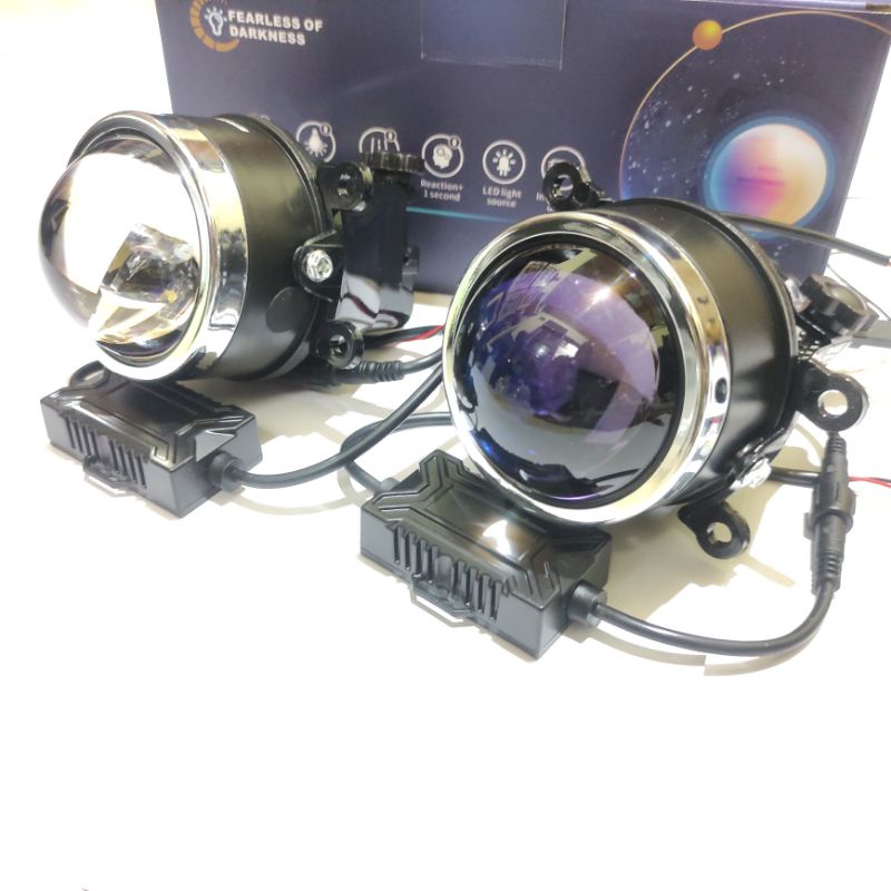 Foglamp Biled Projector 3Inch Hi Low 3 Warna Stingray