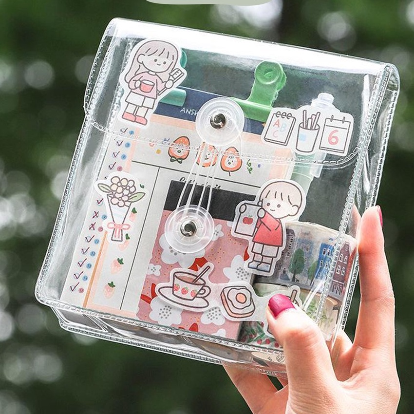 

[♥DEY-☞> [MILOLI] File Bag Transparan Pouch Serba Guna Tempat Pensil Transparan Aesthetic - F0001 / pasti.dikiriim.