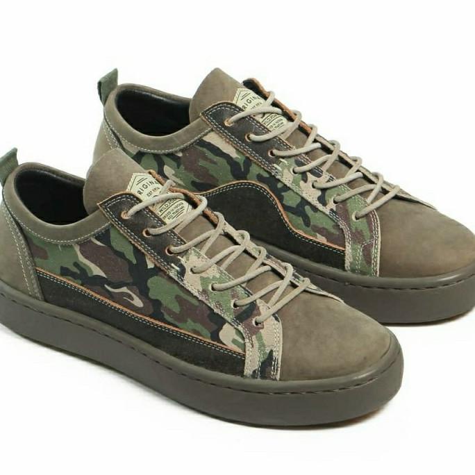 EXODOS57 LAMPERO LOW CAMO | SEPATU SNEAKERS | KULIT LEATHER SHOES