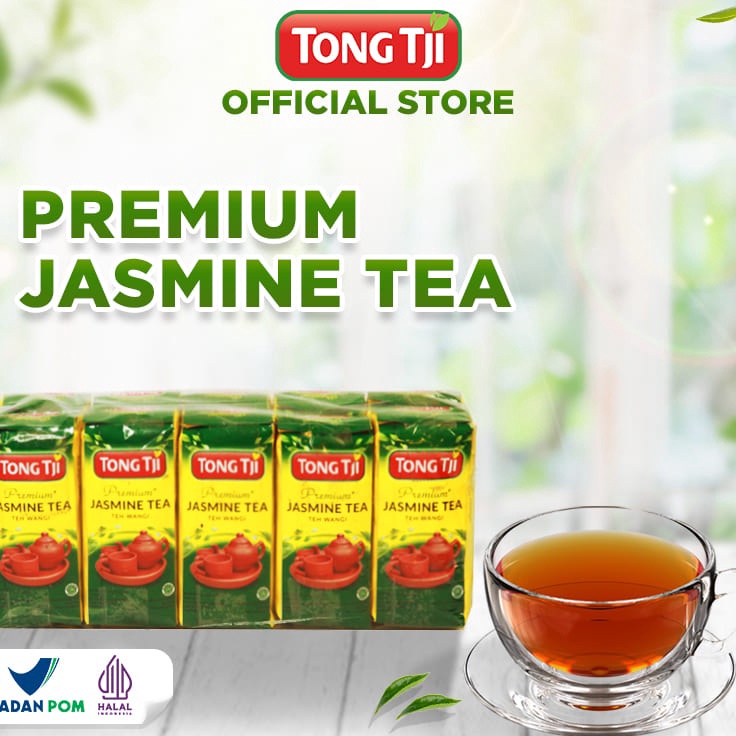 

ZSPY5558 9.9 BRANDS FESTIVAL Tong Tji Premium Jasmine Tea 50g, Teh Seduh per Slop