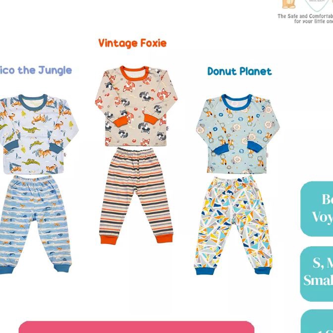 [U-E◆✯P) SETELAN LIBBY BABY BON VOYAGE PANJANG / SETELAN LIBBY BABY TERBARU / LIBBY BABY PANJANG / S