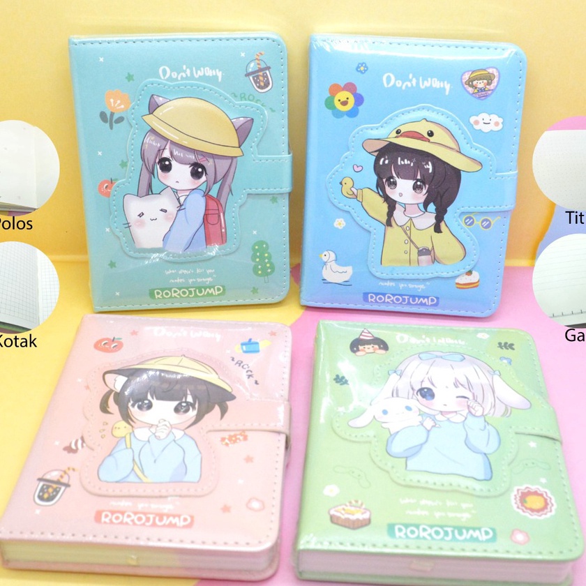 

(D-O➲✓B] DIARY NOTEBOOK TEBAL MEMO KLEP BUKU KECIL- super.kerren.!!
