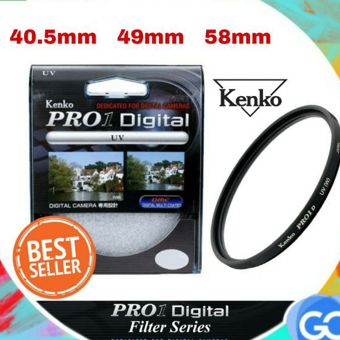 (㊠☞ K14Y) [ Filter UV ] Kenko PRO 1 Digital 58mm 49mm 40.5 mm CANON SONY FujiFilm YongNuo Lensa Prot