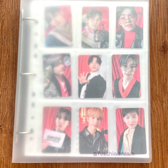 

(❣➲H7 D) Binder & Sleeve Transparan A4 3 Ring [Besar] untuk Photocard/Polaroid/Postcard KPOP / amanah!
