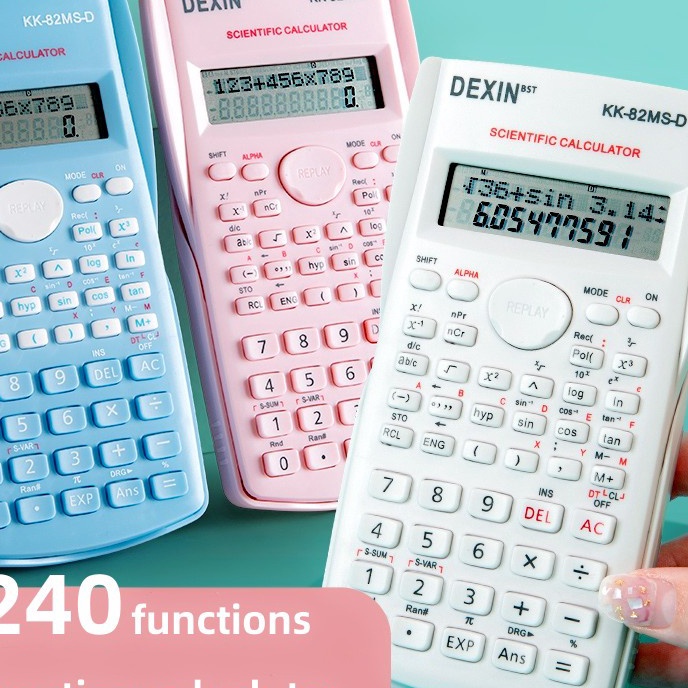 

[❤ K♥13I] Kalkulator Ilmiah 240, Kalkulator Fungsi, Kalkulator 4 Warna/ paliing.laris.