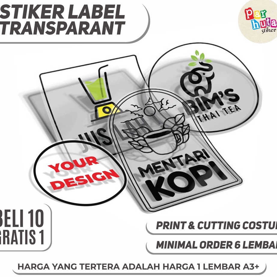 

[✮ K❦7P> CETAK STIKER LABEL TRANSPARAN / LABEL MAKANAN TRANSPARAN / LABEL PRODUK / STIKER LABEL USAHA / STIKER TRANSPARAN/ trendings.!