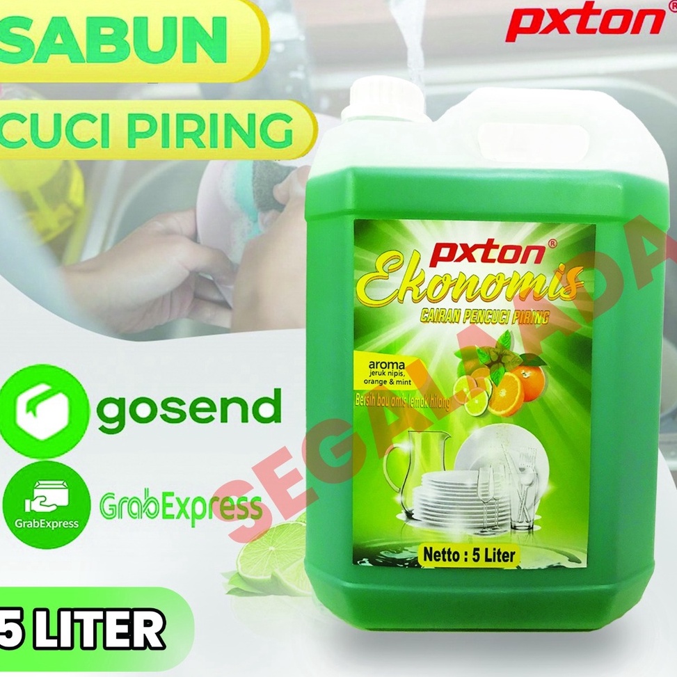 MENARIK Sabun Cuci Piring PXTON Ekonomis Anti Bakteri 5L