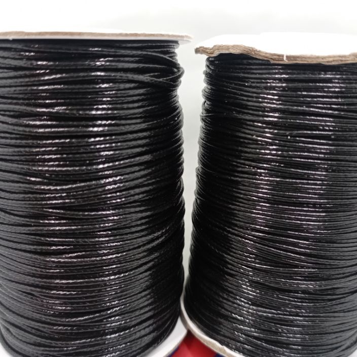 

[FJ♪/F➛] Tali Korea Warna Hitam Ukuran 1, 1.5, 2, 3, 4 dan 5 mm per Roll/ superr.keren.!