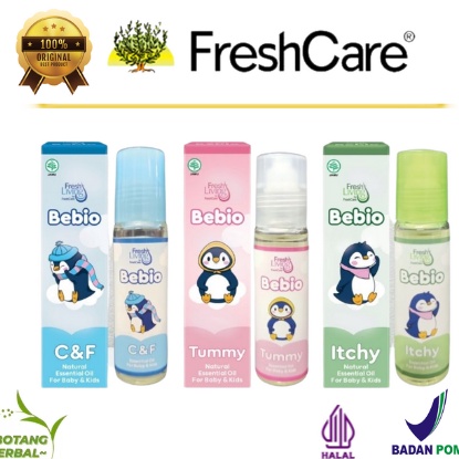 [J-M✔✯13) FreshLiving Bebio By Fresh Care Essential Oil 9ml || Bebio Fresh Living By Fresh Care - Na