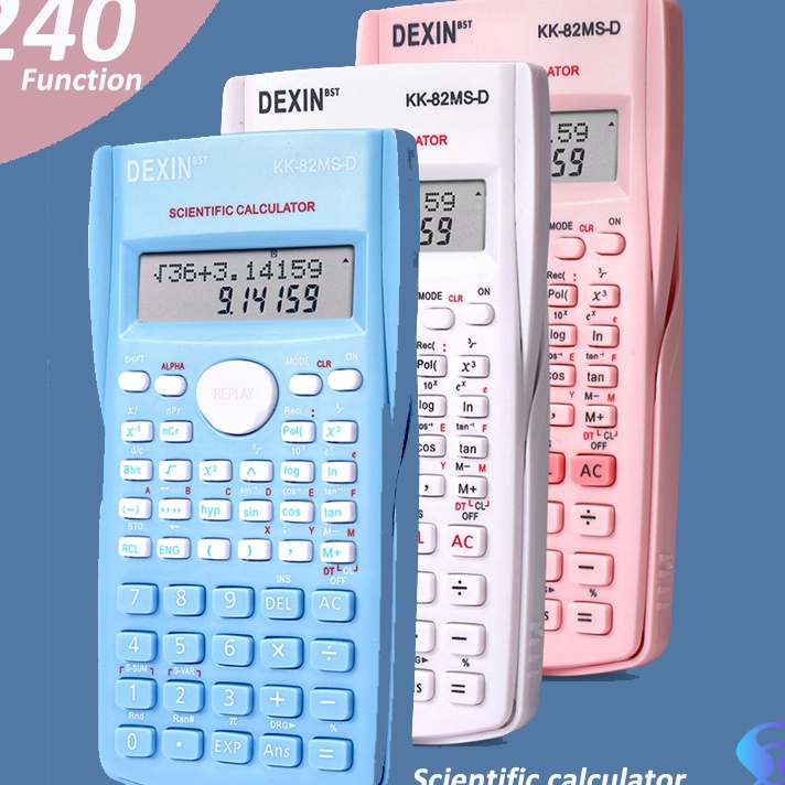 

(KZ❣/I✉) Kalkulator Color Function Scientific Kalkulator 24 Fungsi Kalkulasi 3 Warna 1700 scientific calculator KK-82MS-D- paasti.dikirim!