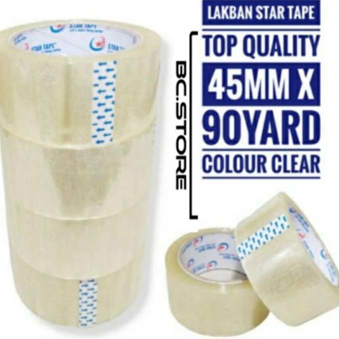 

[KIご.T➛> LAKBAN ( 1 DUS ) CLEAR BENING (PUTIH), BENING & COKLAT LENGKET STAR TAPE KUALITAS TERBAIK MURAH 90 YARD X 45MM (2INCH) #lakban #isolasi #selotip #tapeperekat #pengikatpelengket #lakbanmurah #lakbanopp #lakbankualitasterbaik #perlengkapankanto