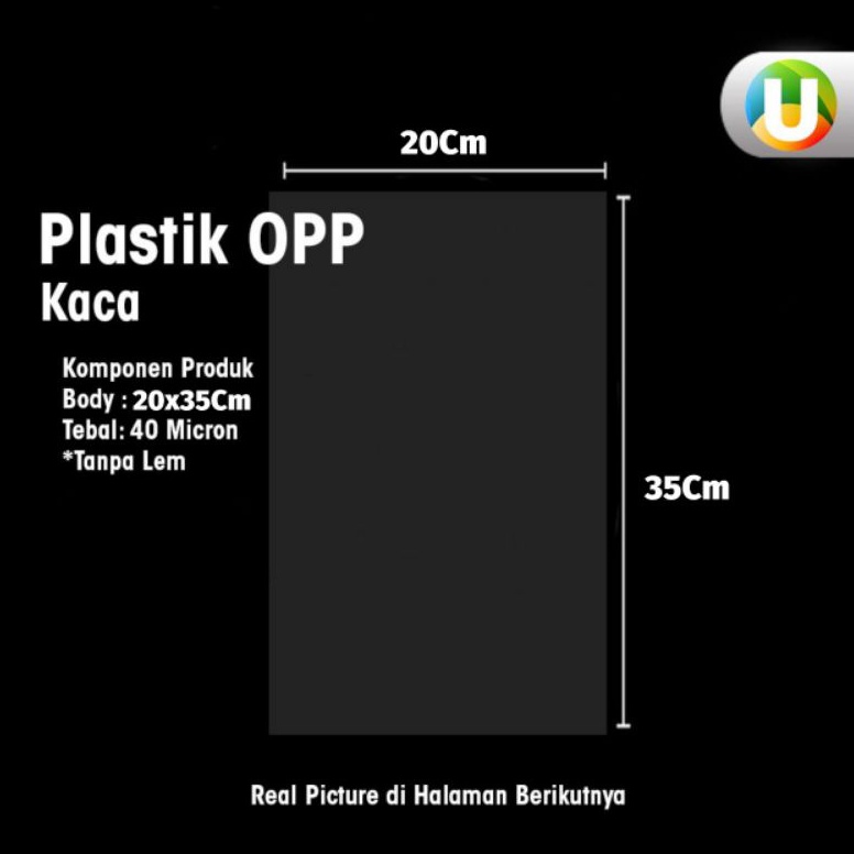 

Murah Banget.. [Isi 50Pcs] Plastik OPP Kaca Tanpa Lem 20x35Cm Untuk Souvenir Ulang Tahun Souvenir Amplop Lebaran LNP