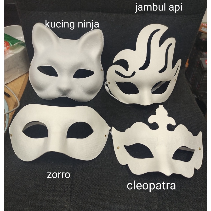 

(☆ P♪1R] Topeng zorro / cleopatra / kucing ninja / jambul api- siiap.dikirim.!!