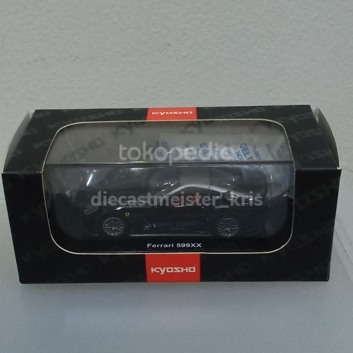 HOT SALE KYOSHO FERRARI 599XX RARE WARNA HITAM BLACK TERLARIS