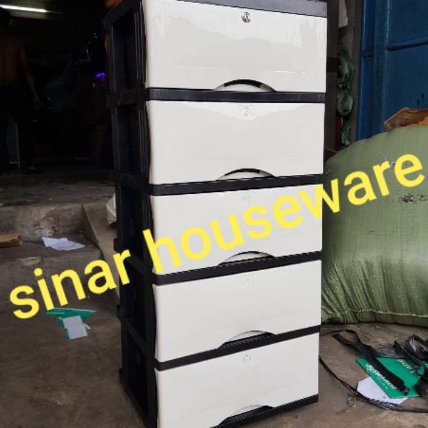 ` bk LEMARI PLASTIK / LACI PAKAIAN / LACI PLASTIK / LEMARI ANAK / LACI NAPOLLLY AKAKO c Kualitas Pre