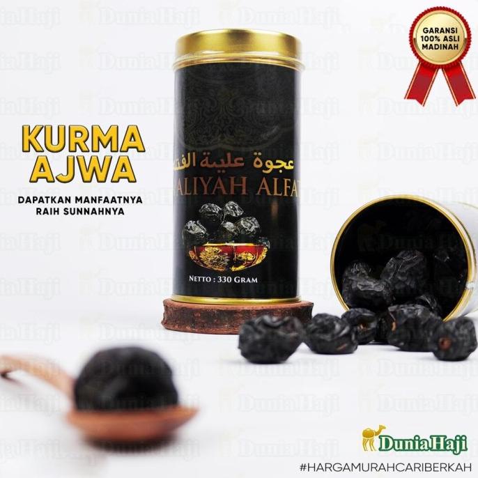 

KURMA AJWA 330GR LEMBUT KEMASAN KALENG AZWA KURMA NABI 330 GR EMPUK FITRARAMADAN66