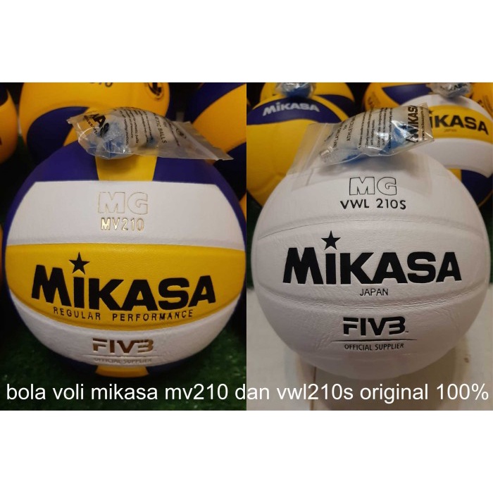 Terlaris Bola Voli Mikasa Mg Vwl 210S Original / Bola Voli Mikasa 210 Putih