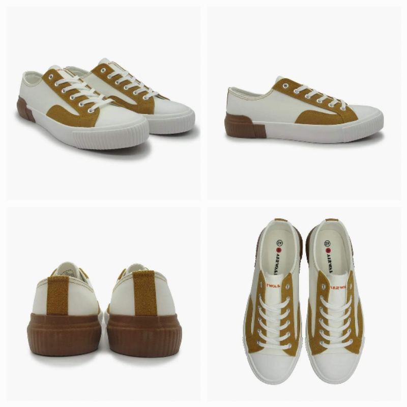 100%Original Sepatu Kets Pria Airwalk Turner- Putih Kode Produk: AIWCM230506W28
