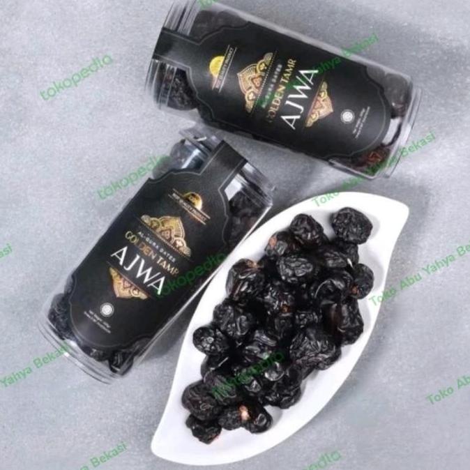 

KURMA AJWA AL QURA DATES GOLDEN TAMR 500 GRAM NON COD FITRARAMADAN66