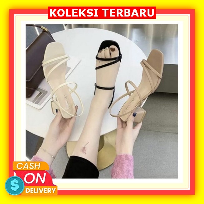 High Heels Wanita Yan Sepatu Dance Wanita Sepatu Hak 5Cm Sepatu Dansa Latin/ Line Dance Abbushoes Yd