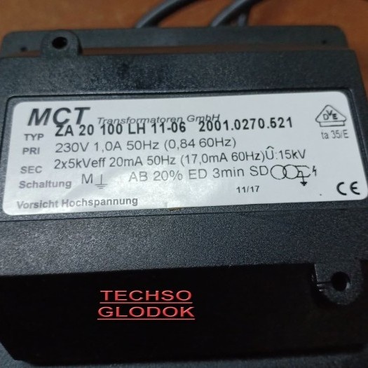 NEW SERIES MCT ZA 20 100 LH11-06 IGNITION TRANSFORMER ORIGINAL TERBARU