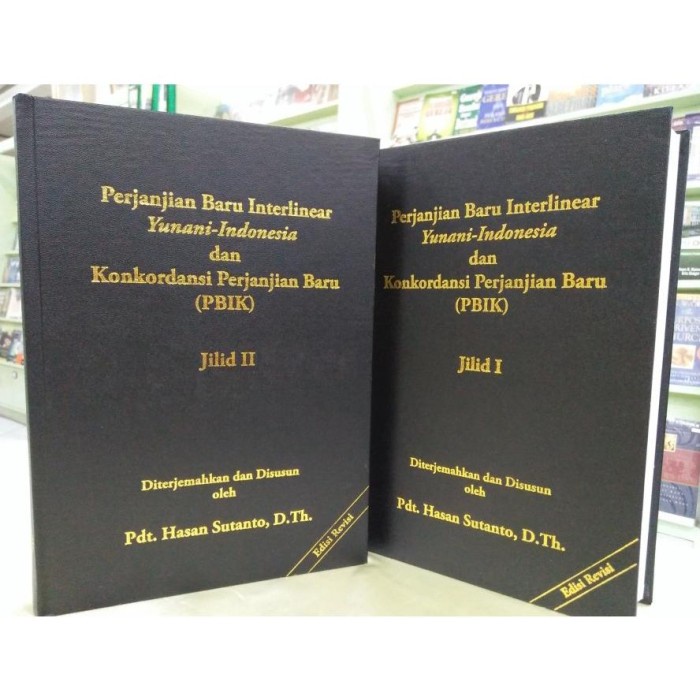 READY ALKITAB BAHASA ASLI YUNANI PERJANJIAN BARU INTERLINEAR (PBIK)