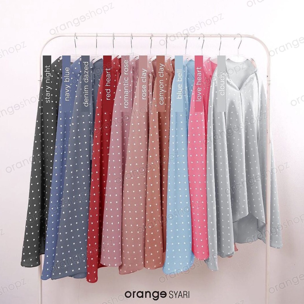 Bergo Tali Instan Cinta Motif