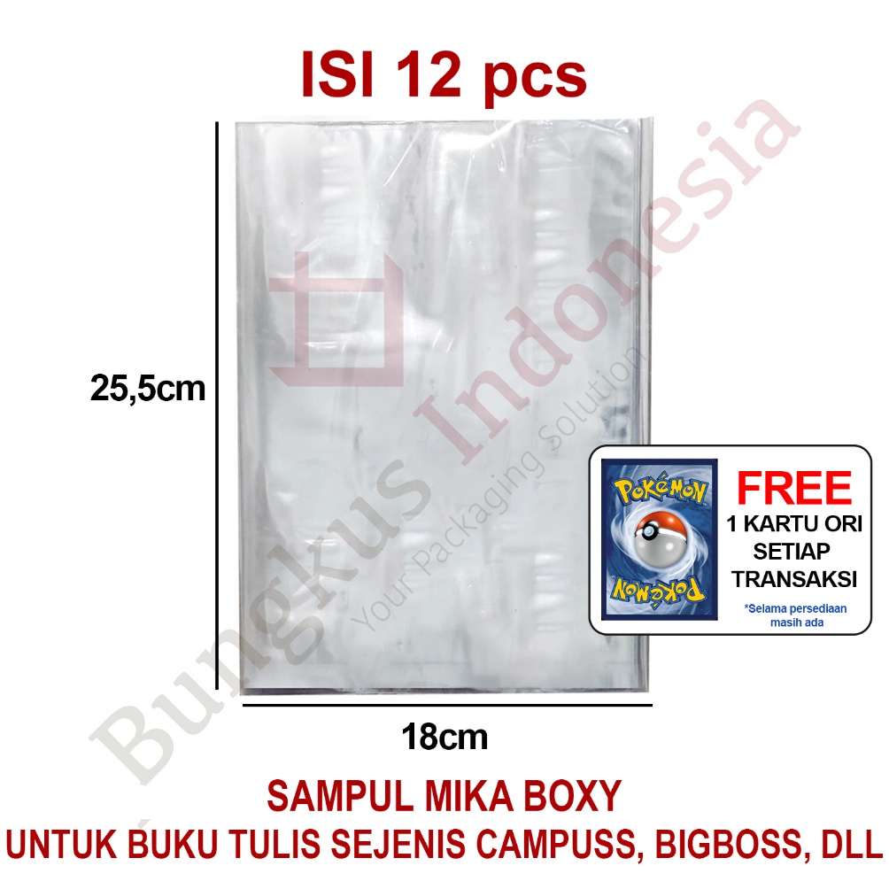 

LKJ-80 Sampul Buku Boxi boxy Mika Tebal isi 12 / Bigboss Flash Buy
