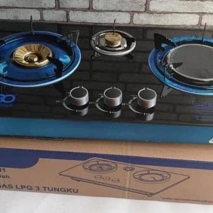 Kompor Tanam Suggo 3 Tungku Sg-301/Kompor Tanam 3 Tungku Suggo/Kompor