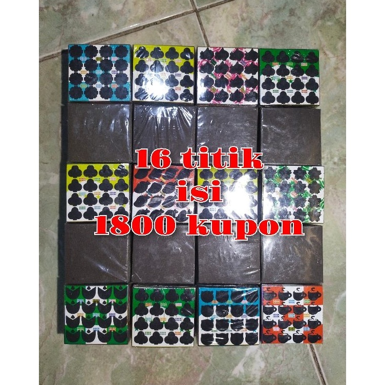 

✫Readystock gosokan uda terpotong rapi 16 titik isi 1800 kupon F79 ➱