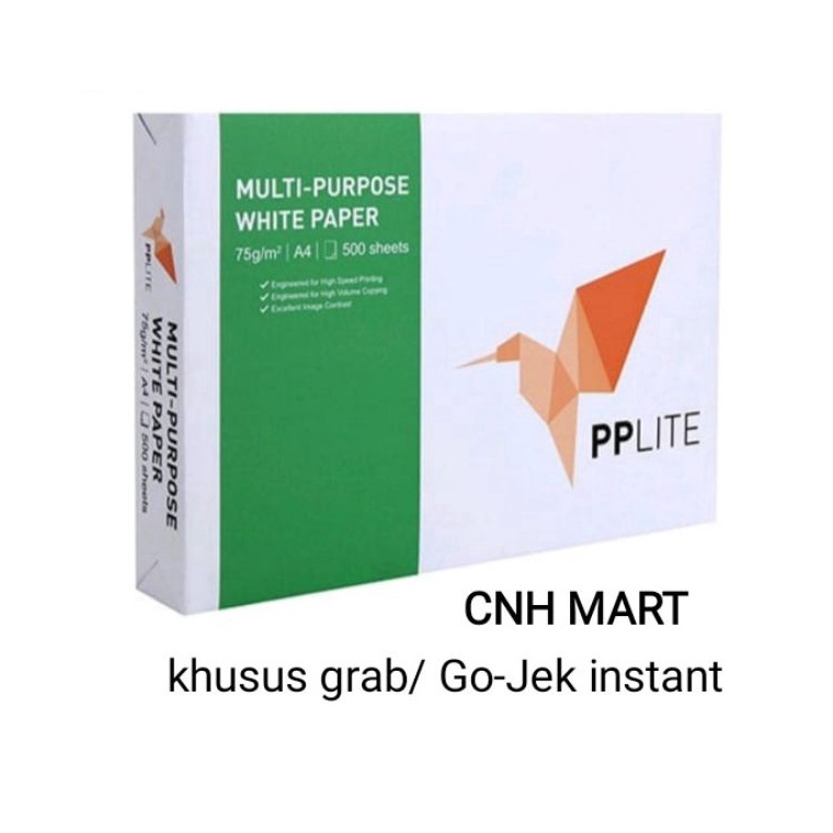 

8.8 SALE kertas HVS A4 75 gram PP lite per rim/ 500 lembar