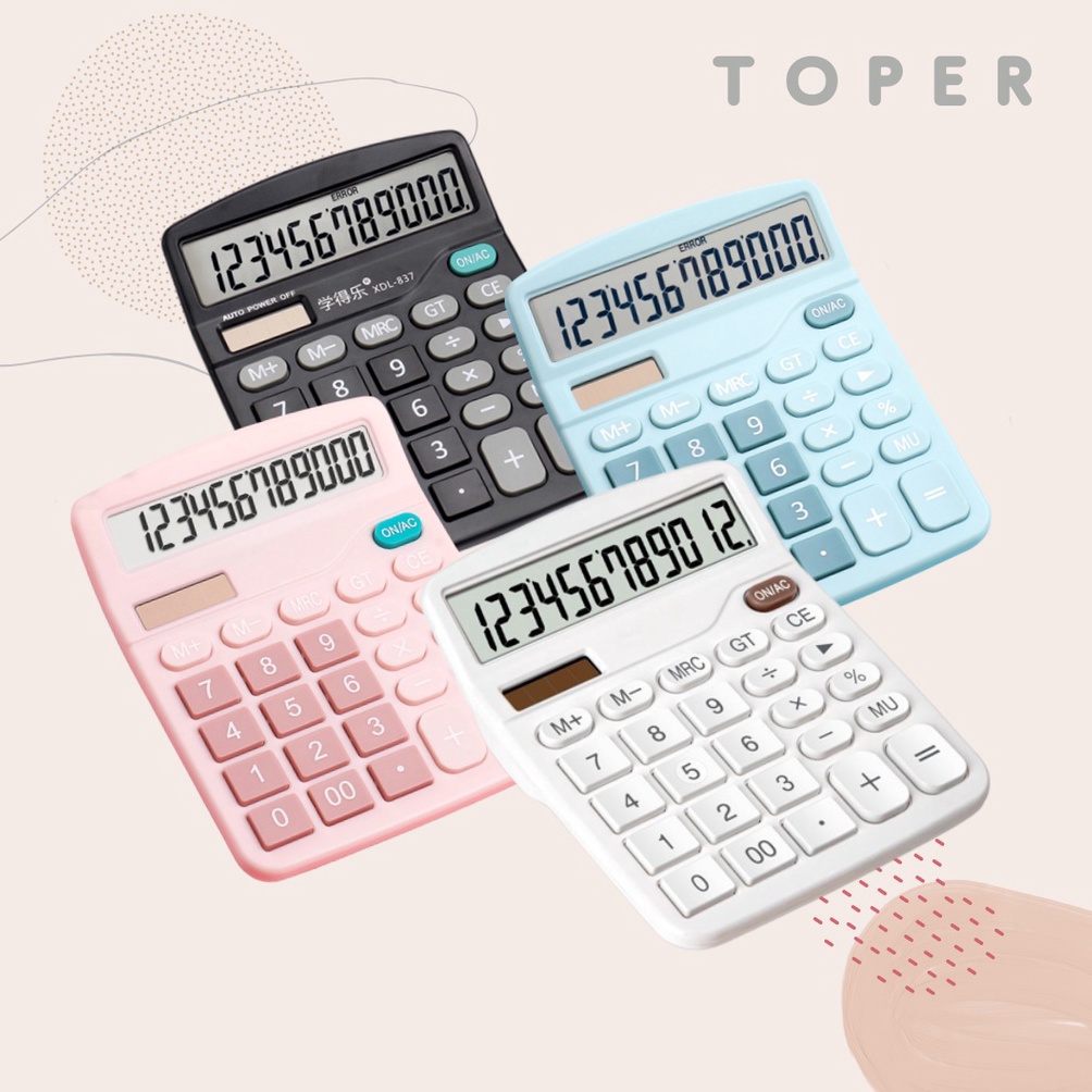 

Promo 3.3 TOPER Calculator Solar Power - Calculator Simple - Kalkulator Simpel - Kalkulator Solar - Kalkulator Aesthetic Estetik