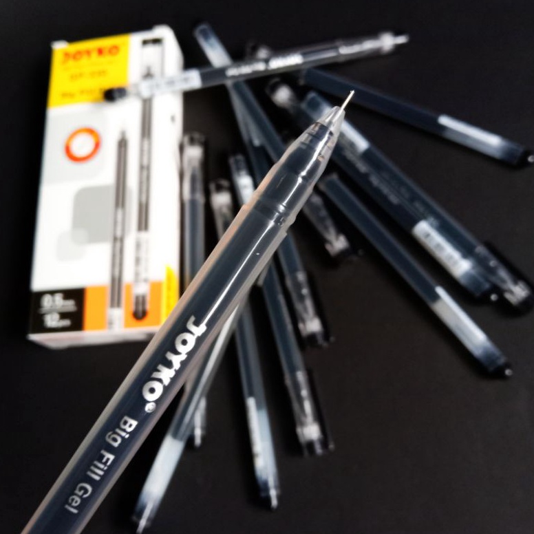 

[AAJ] PULPEN GEL JOYKO GP-330 / PENA GEL HITAM BOLPOINT 1 LUSIN BIG FILL GEL 12 PCS MURAH ✣Murah Banget