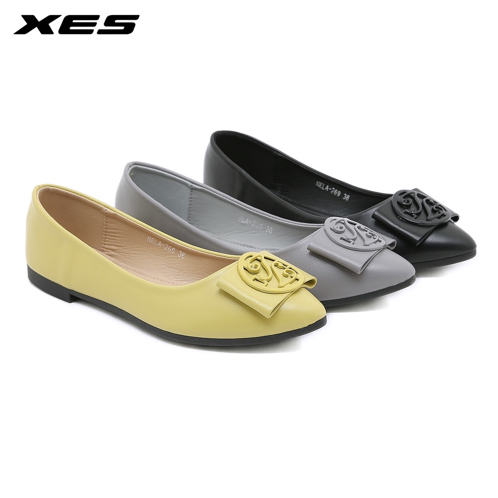 TREN TERBARU XES NELA-269 / Sepatu Flat shoes Ballerina Sepatu Kerja Wanita Import