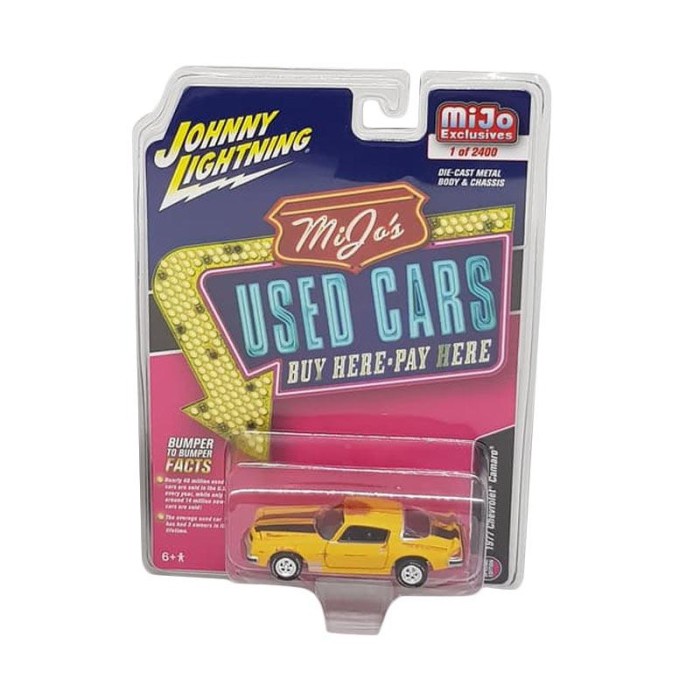 PROMO JOHNNY LIGHTNING 1/64 DIECAST 1977 CHEVROLET CAMARO TERLARIS