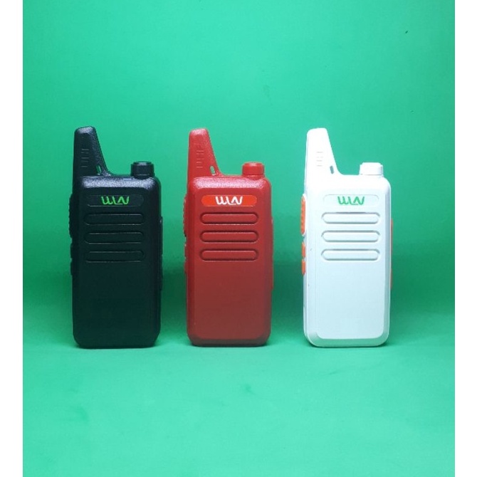 Terlaris Walkie Talkie HT WLN KD C-1 Hitam Merah Putih