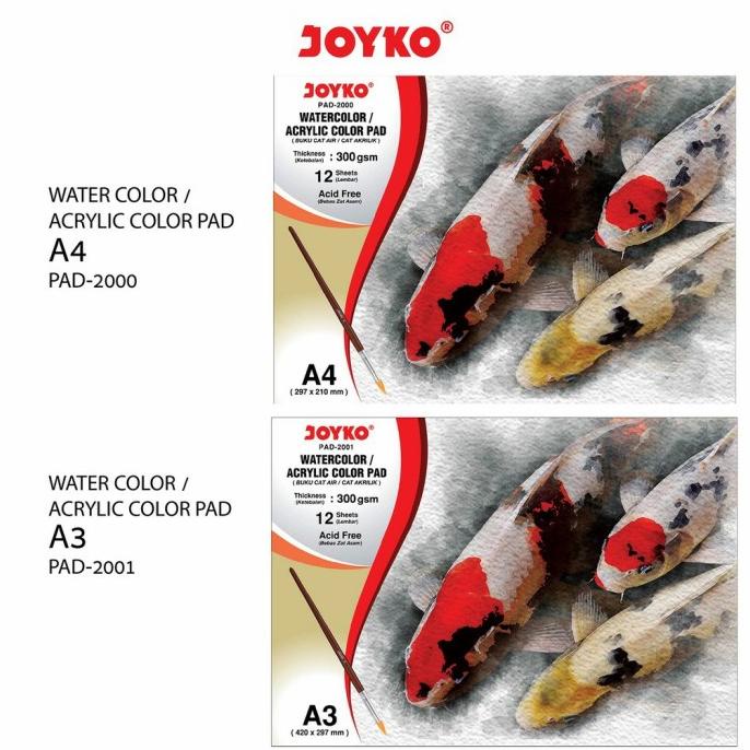 

JOYKO WATERCOLOR PAD BUKU GAMBAR LUKIS 300 GSM