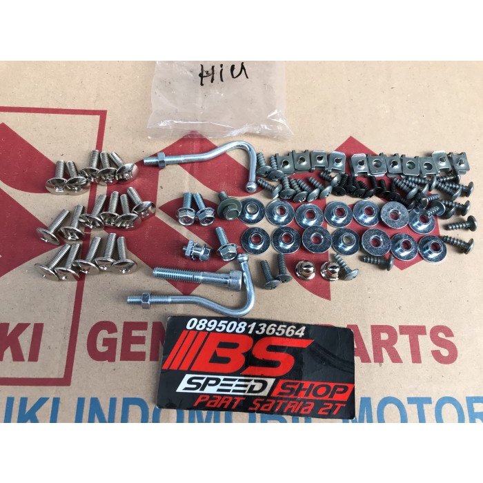 Baut Full Body Set Satria Hiu Lscm