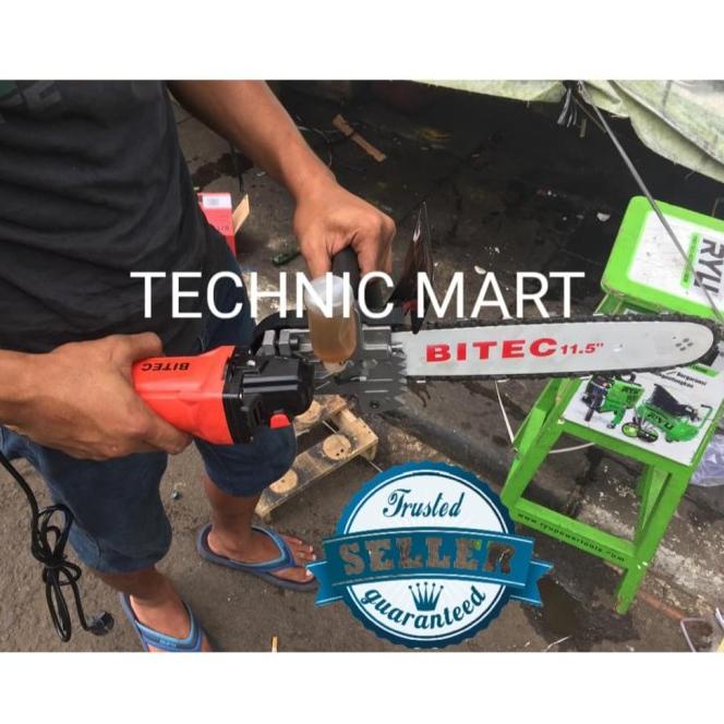 Paket Mesin Chainsaw Gerinda Tangan Bitec /Gergaji Potong Pohon Kayu