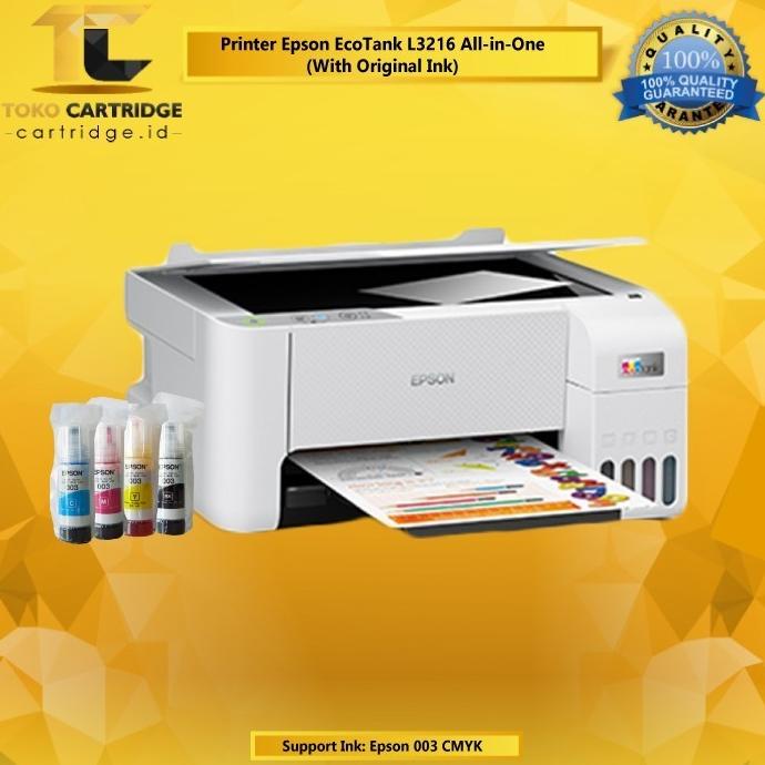 Sale Terbaru Printer Epson L3210 L3216 Pengganti L3110 Tinta 003 Kugadeshop