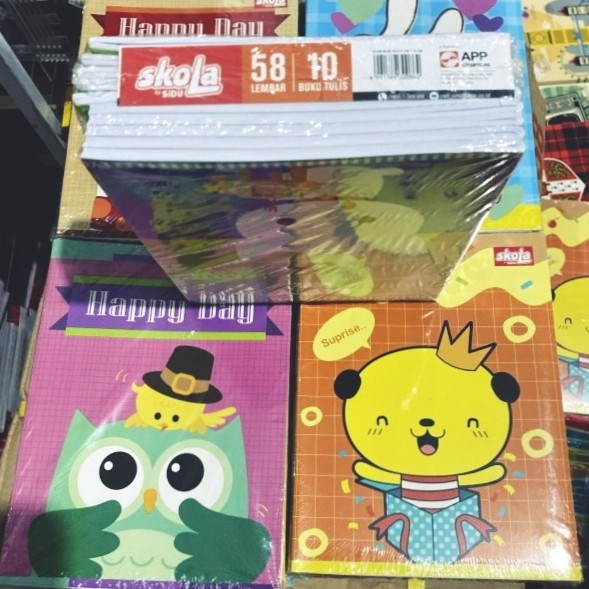 

Buku Tulis 58 Lembar Scole Sidu (Sepak 10 Buku)