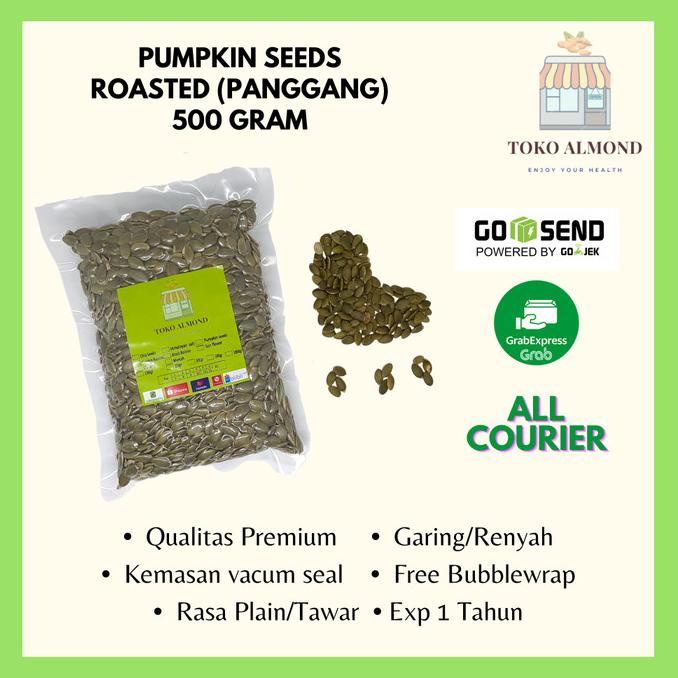 

Pumpkin Seed Matang 500gr (Roasted) Biji labu kuning