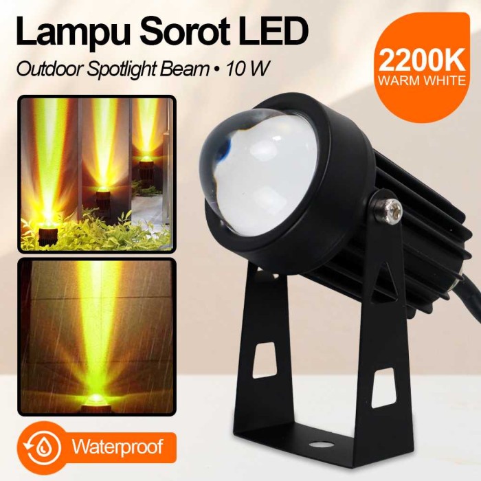 Lampu Sorot Gedung Lampu Sorot Taman Spotlight Outdoor Waterproof Berkualitas